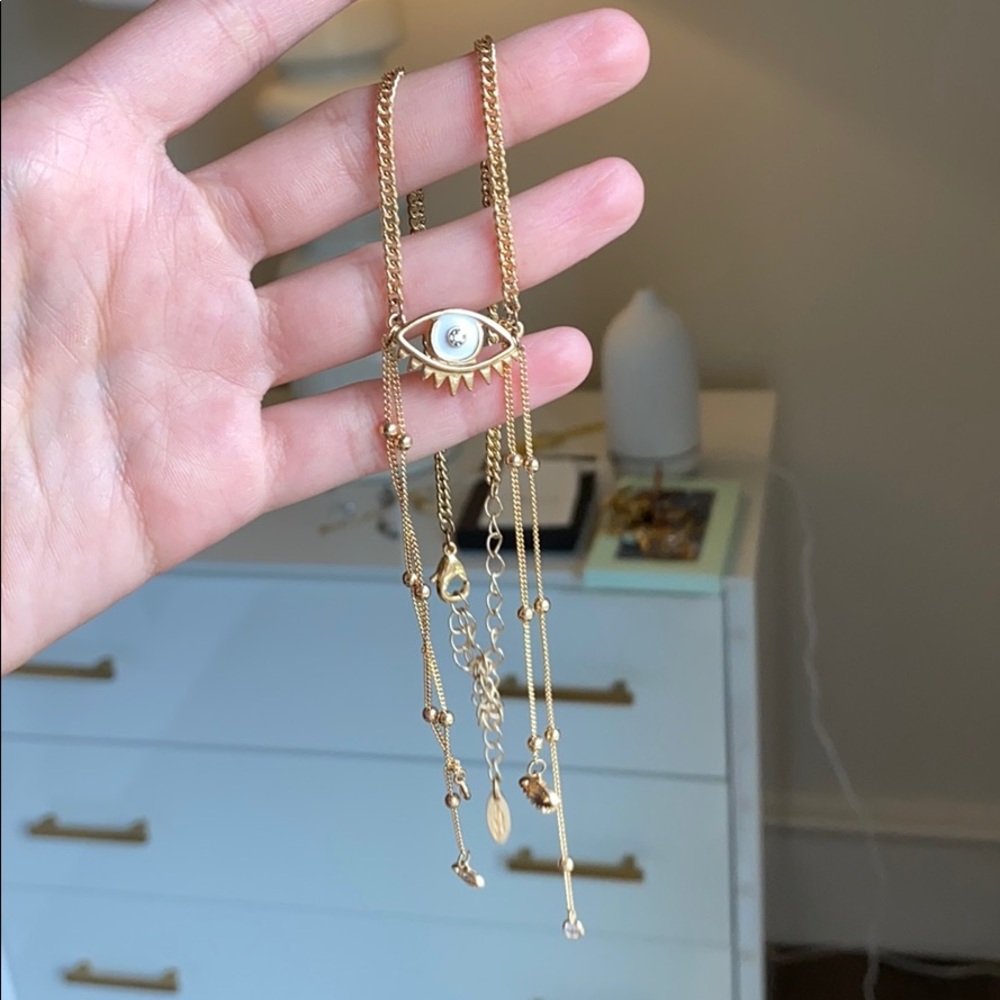 Evil eye pendant necklace from Planet Blue